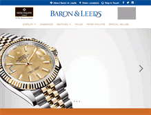 Tablet Screenshot of baronandleeds.com